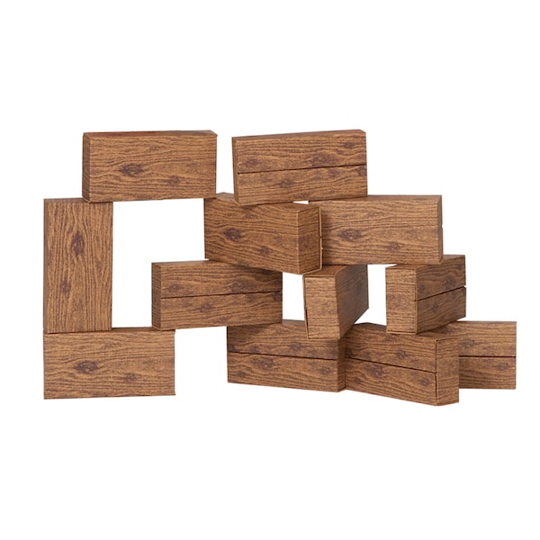 Smart Monkey Toys Giant Timber Blocks, 16 Pieces 5016